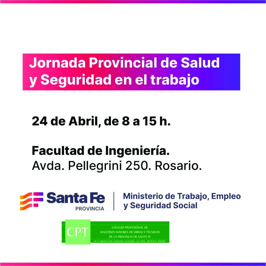 Jornada Provincial por la Semana de la Salud y Seguridad en el Trabajo